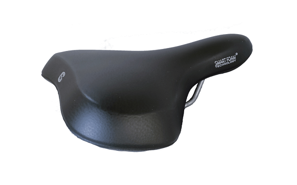 Selle Comfort Pure Fietszadel - Zwart - Met Smart Foam Techniek