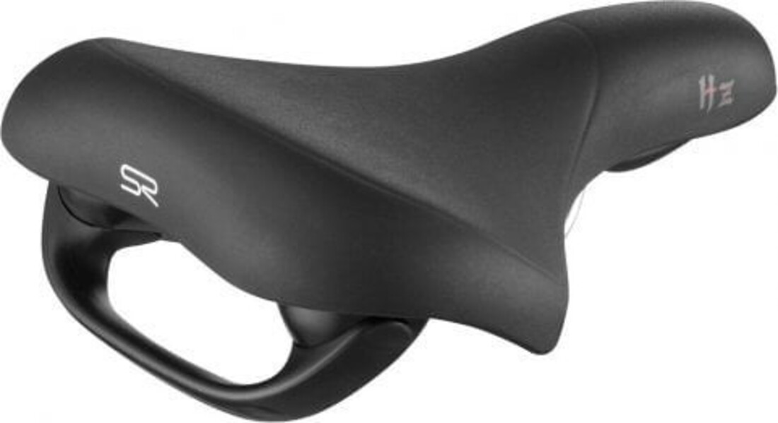 Selle Royal HZ Herz Fietszadel Met Handgreep - E-bike - Unisex - Zwart