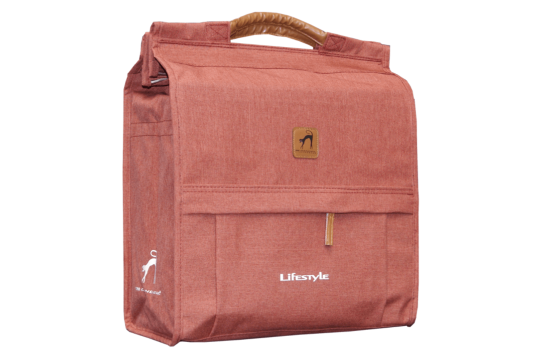 Dandell Shopper Pakaftas - Zalmroze - 20 Liter - Verstevigd