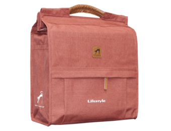 Dandell Shopper Pakaftas - Zalmroze - 20 Liter - Verstevigd