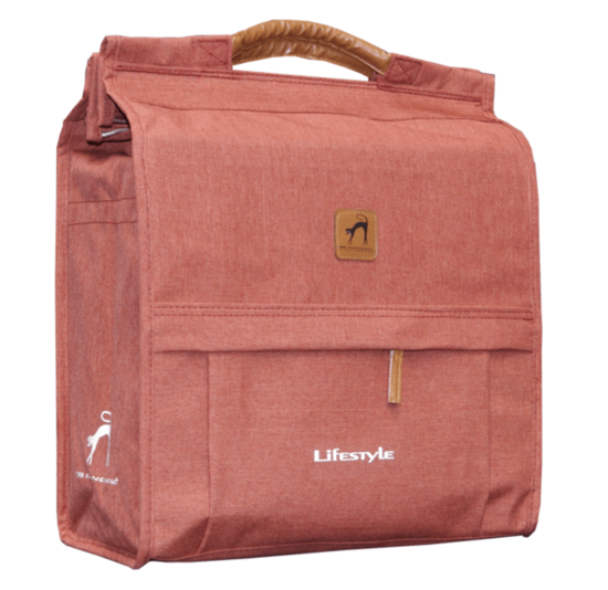 Dandell Shopper Pakaftas - Zalmroze - 20 Liter - Verstevigd