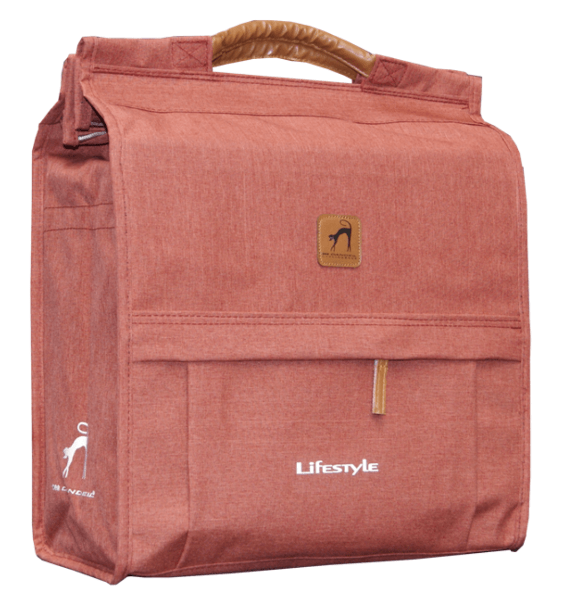 Dandell Shopper Pakaftas - Zalmroze - 20 Liter - Verstevigd