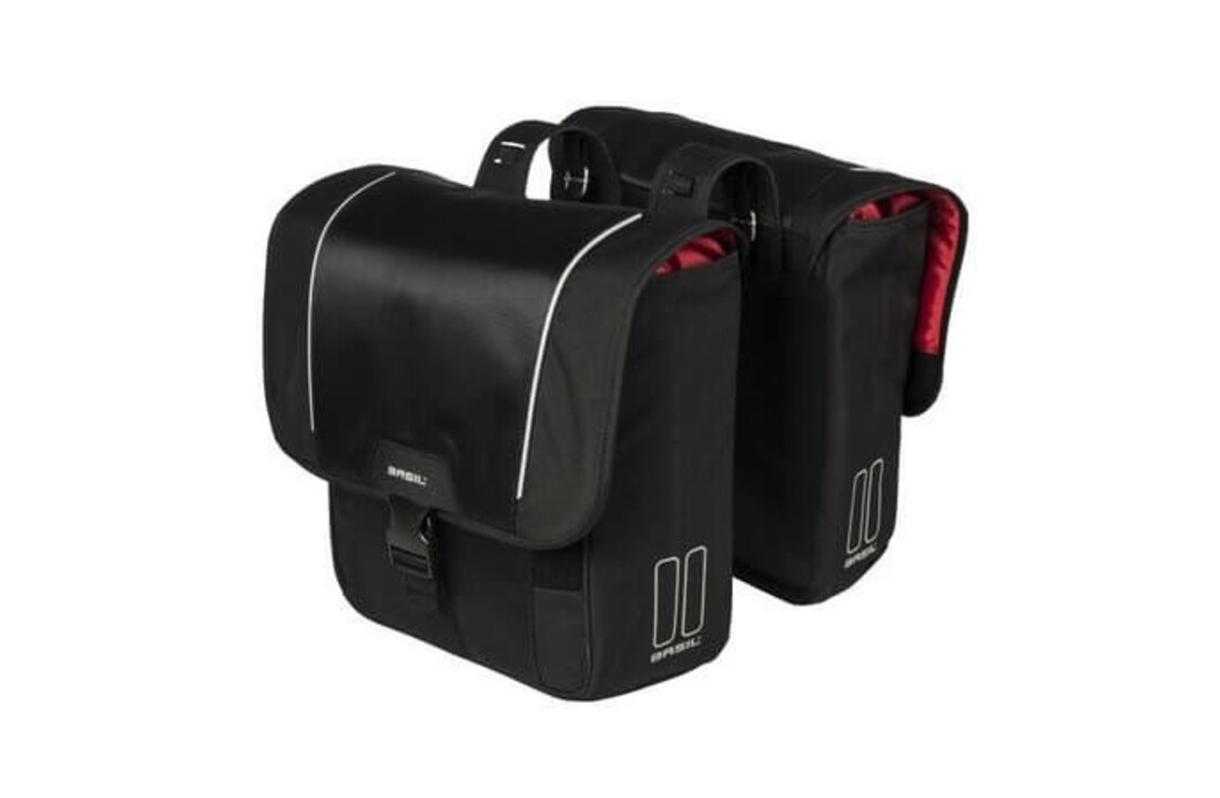 Basil Sport Design Dubbele Fietstas - Zwart - 32L