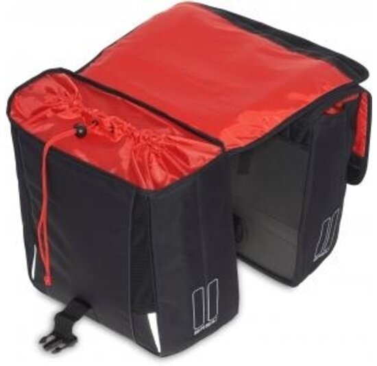 Basil Sport Design Dubbele Fietstas - Zwart - 32L