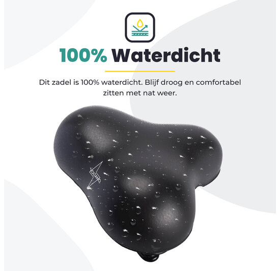 Voltano Rocky zadel / Fietszadel Met Punt - Zwart