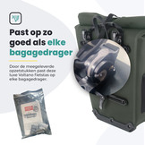 Voltano Luxe E-bike Fietstas 28L - Olijf Groen - Pakaftas Met Laptop vak - 100% Waterdicht