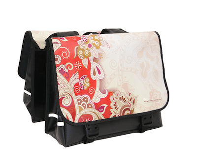 Dandell Dubbele Fietstas Cabluna - Vintage Rood / Zwart - 42L