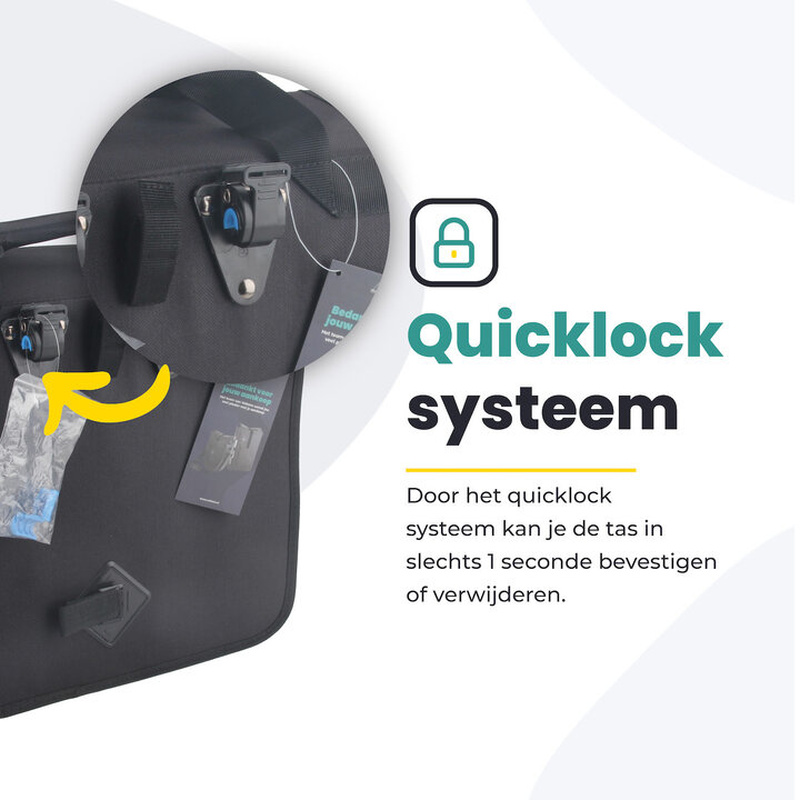 Voltano Voorgevormde Enkele Fietstas / Pakaftas - Zwart - 17L