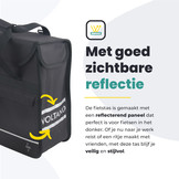 Voltano Voorgevormde Enkele Fietstas / Pakaftas - Zwart - 17L