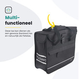 Voltano Voorgevormde Enkele Fietstas / Pakaftas - Zwart - 17L