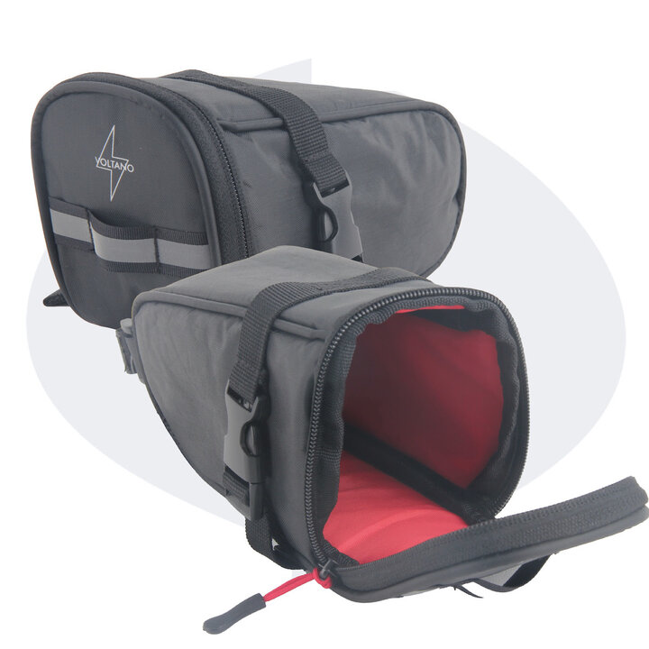 Voltano Luxe Zadeltas - Zwart