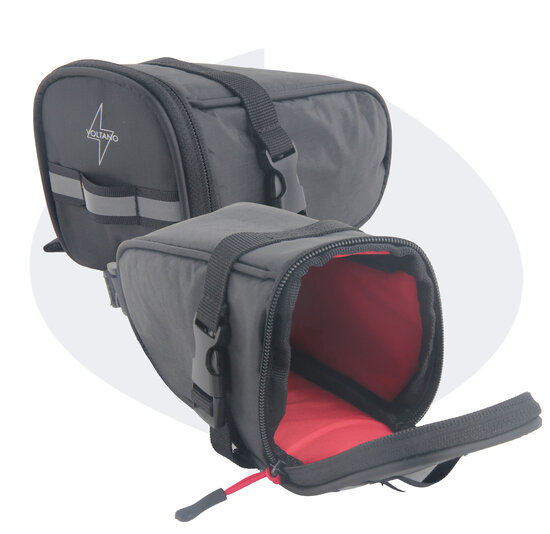 Voltano Luxe Zadeltas - Zwart