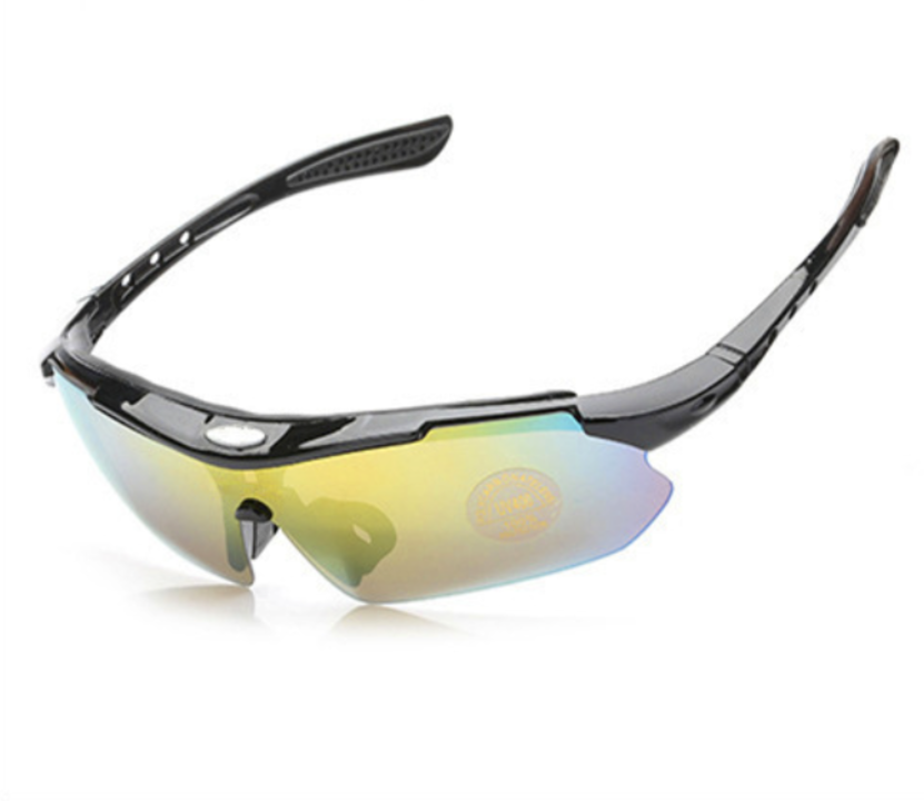 Voltano Fietsbril - Zwart - Incl. 5 Gratis Lenzen En Meer