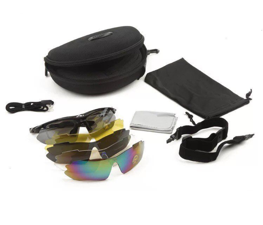 Voltano Fietsbril - Zwart - Incl. 5 Gratis Lenzen En Meer