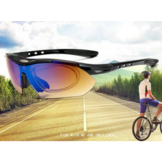 Voltano Fietsbril - Zwart - Incl. 5 Gratis Lenzen En Meer