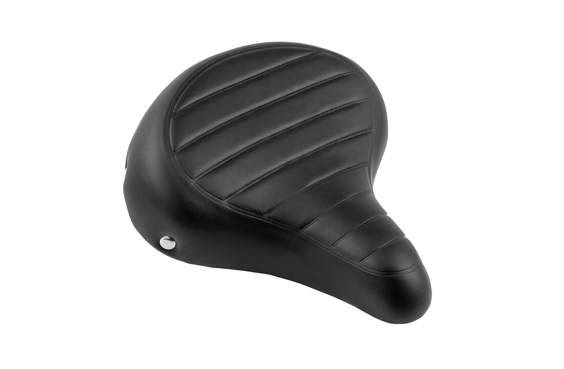 Voltano Drifter Fietszadel - Zwart - Gratis Zadelstrop