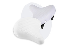 Voltano Drifter Fietszadel - Wit