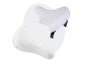 Voltano Drifter Fietszadel - Wit