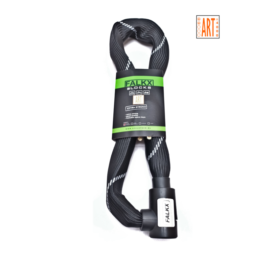 Falkx Kettingslot Luxe Slotkop - Art2 Goedgekeurd - 90 CM - Zwart