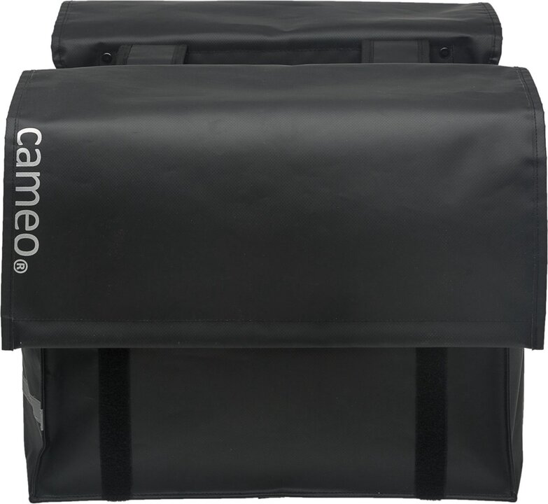 New Looxs Cameo Dubbele Fietstas - Mat Zwart - 46 Liter - Bisonyl
