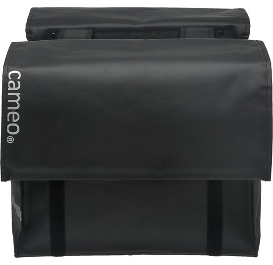 New Looxs Cameo Dubbele Fietstas - Mat Zwart - 46 Liter - Bisonyl
