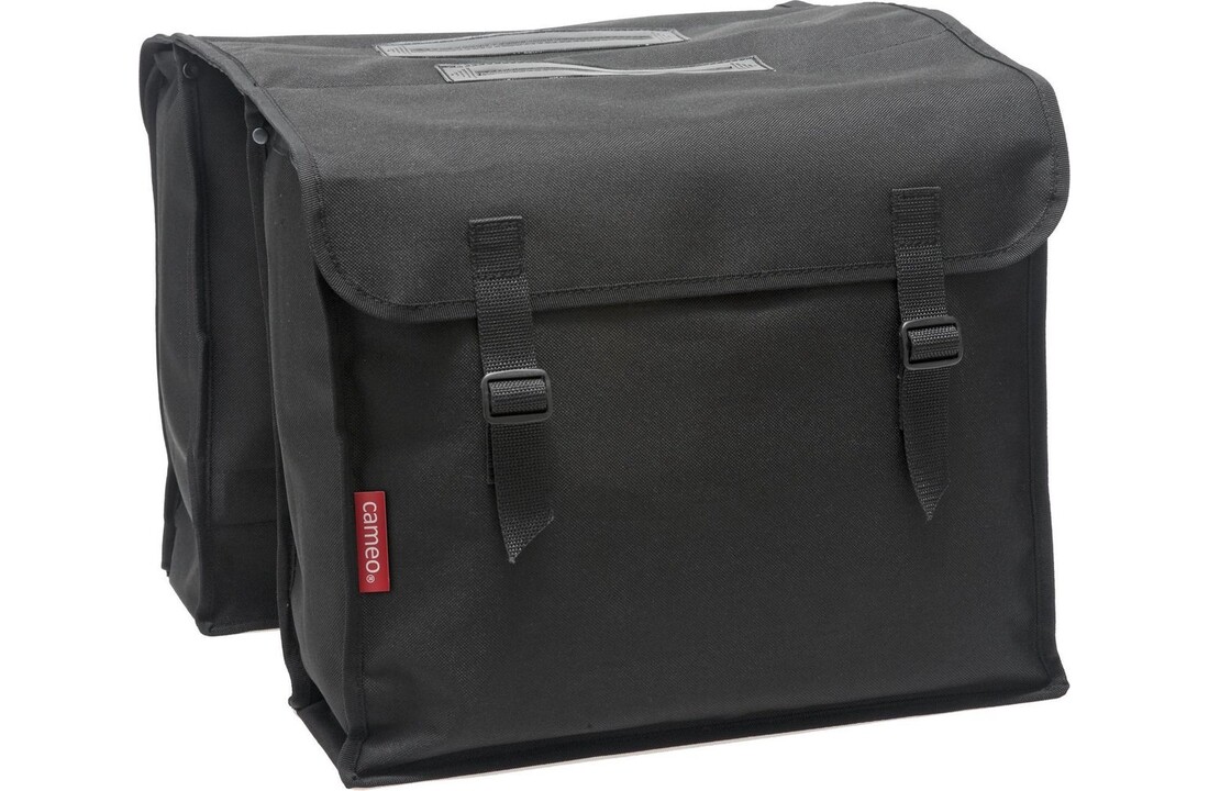New Looxs Cameo Dubbele Fietstas - Zwart - 30 Liter