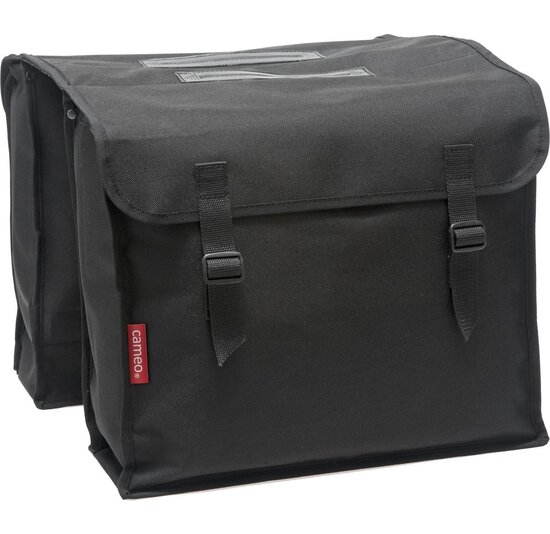 New Looxs Cameo Dubbele Fietstas - Zwart - 30 Liter