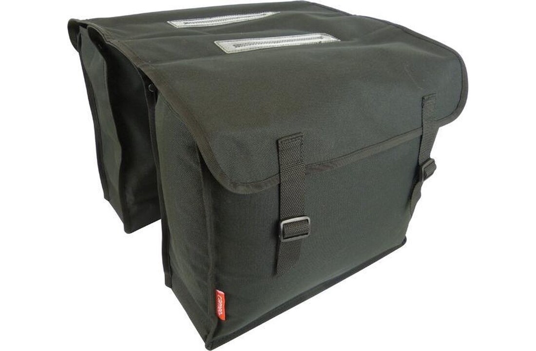 New Looxs Cameo Dubbele Fietstas - Zwart - 30 Liter