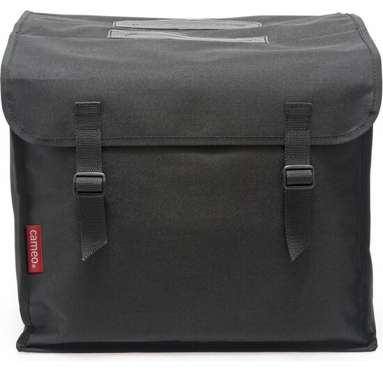 New Looxs Cameo Dubbele Fietstas - Zwart - 30 Liter