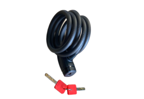 Kabelslot  Gepantserd 120CM - Zwart - ⌀12mm