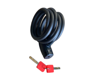 Kabelslot  Gepantserd 120CM - Zwart - ⌀12mm