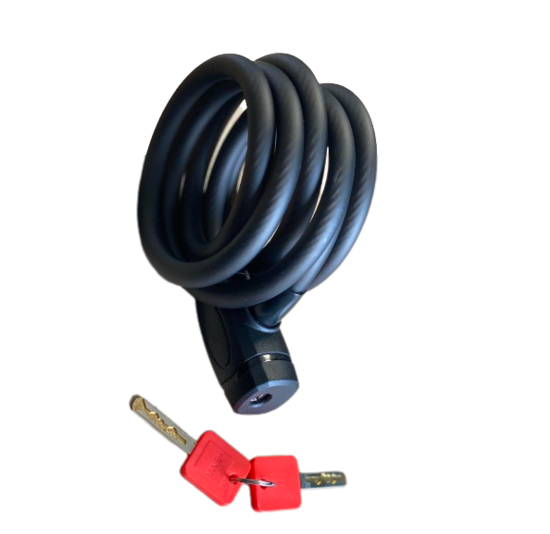 Kabelslot  Gepantserd 120CM - Zwart - ⌀12mm