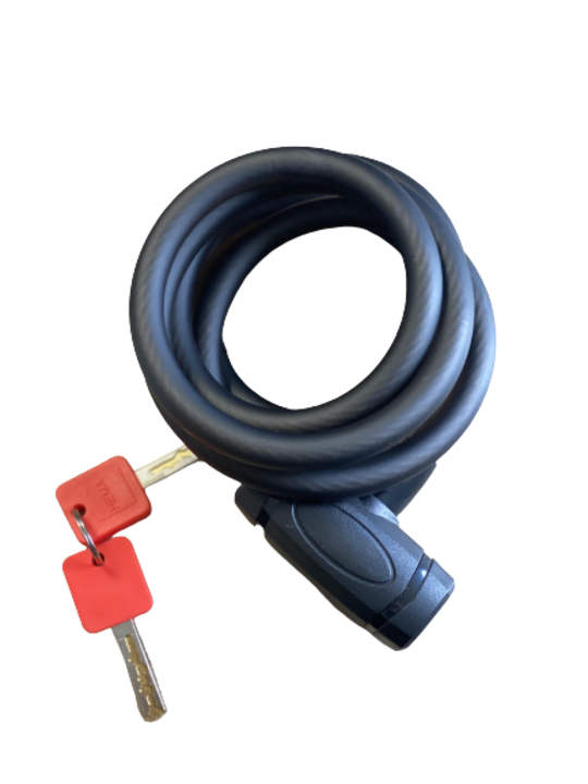 Kabelslot  Gepantserd 120CM - Zwart - ⌀12mm