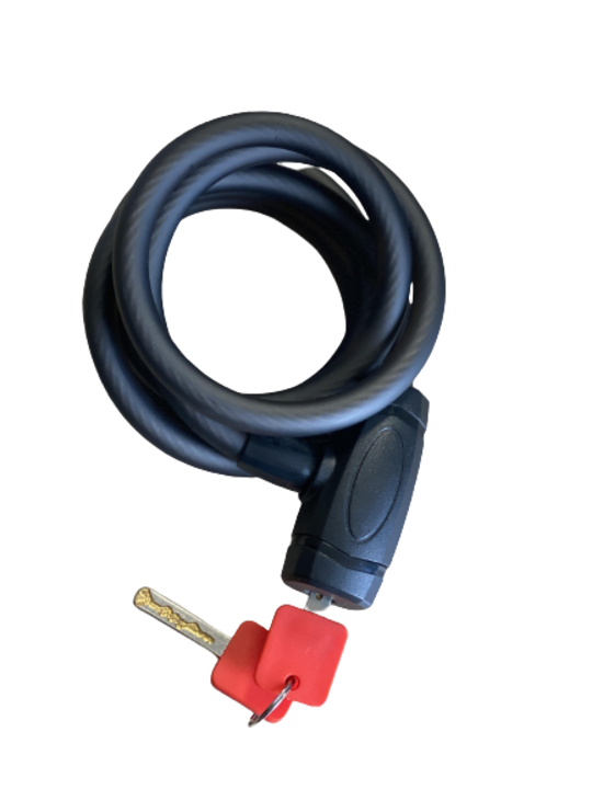 Kabelslot  Gepantserd 120CM - Zwart - ⌀12mm