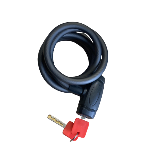 Kabelslot  Gepantserd 120CM - Zwart - ⌀12mm