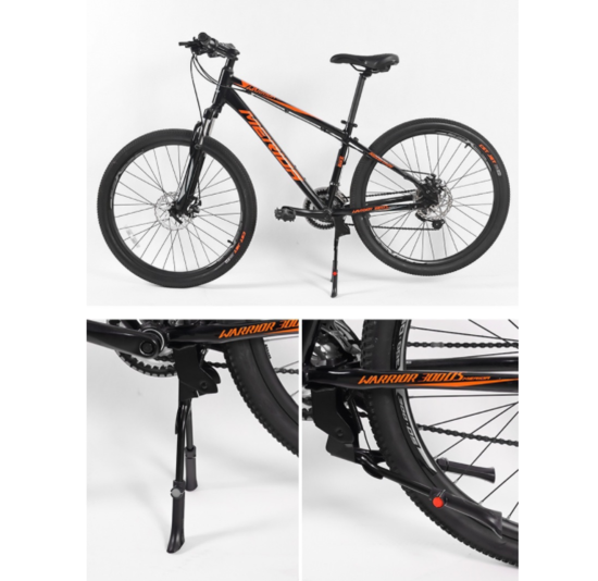 Voltano Dubbele Fietsstandaard -Verstelbaar - 26 / 28 inch - Zwart