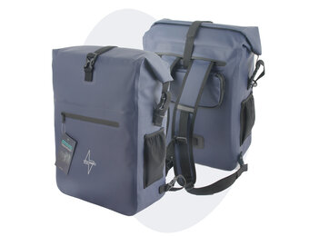 Voltano Luxe Fietstas / Rugtas 28L - Marine Blauw