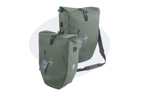 Voltano Luxe Fietstas 28L - Enkele Pakaftas - Olijf Groen