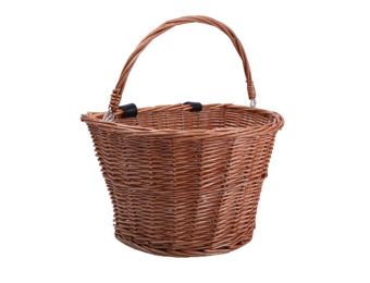 Voltano Rieten Fietsmand - Bruin