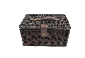 Voltano Luxe Rotan Fietsmand