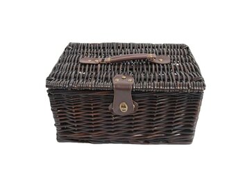 Voltano Luxe Rotan Fietsmand