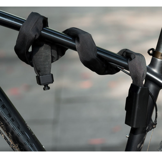 Voltano Kettingslot Extra Sterk - Zwart - 90 CM