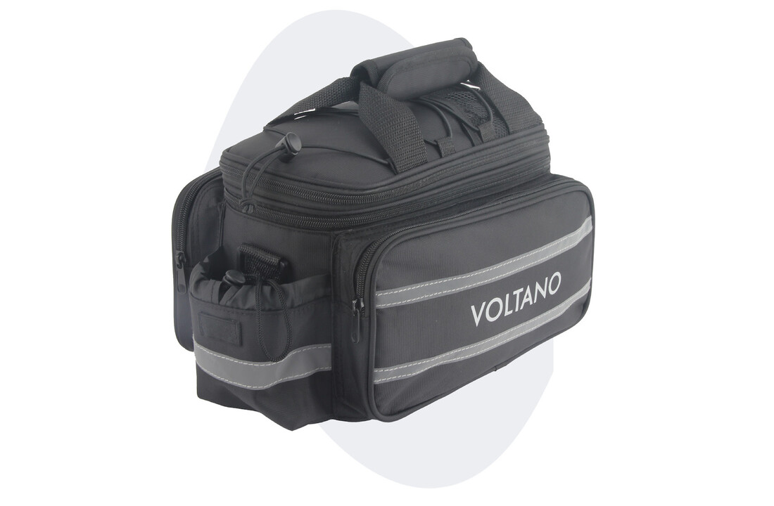 Voltano Luxe Bagagedrager Tas - Enkele fietstas - 100% Waterdicht - 13 Liter