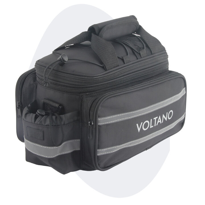 Voltano Luxe Bagagedrager Tas - Enkele fietstas - 100% Waterdicht - 13 Liter