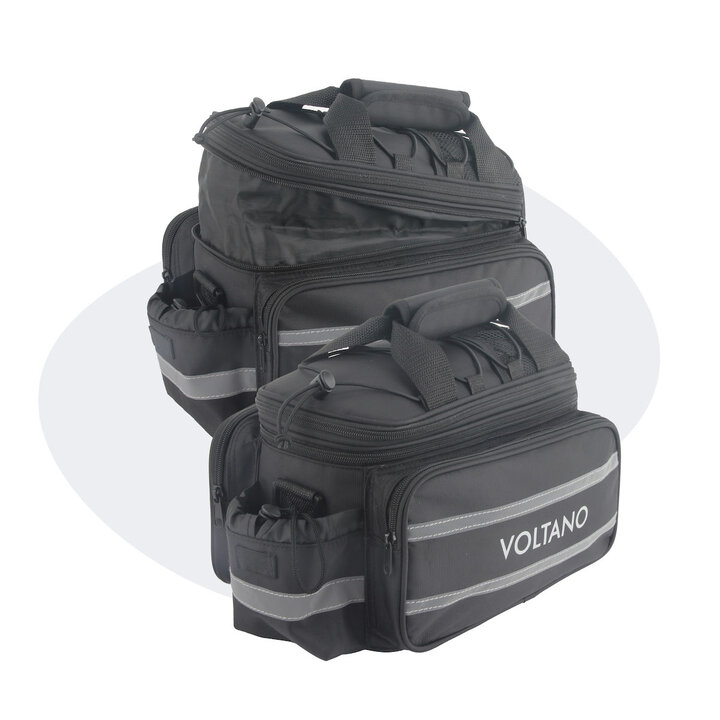 Voltano Luxe Bagagedrager Tas - Enkele fietstas - 100% Waterdicht - 13 Liter