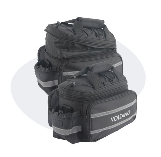Voltano Luxe Bagagedrager Tas - Enkele fietstas - 100% Waterdicht - 13 Liter