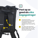Voltano Luxe E-bike Fietstas / Rugtas - Zwart - 28L - Laptopvak
