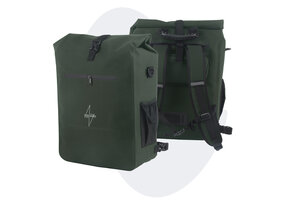 Voltano Luxe E-bike Fietstas / Rugtas - Olijf Groen - 28L - Laptopvak