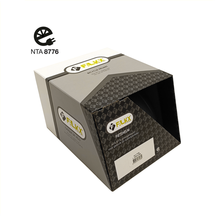 Falkx Snorscooter / Speed pedelec helm - Mat Zwart