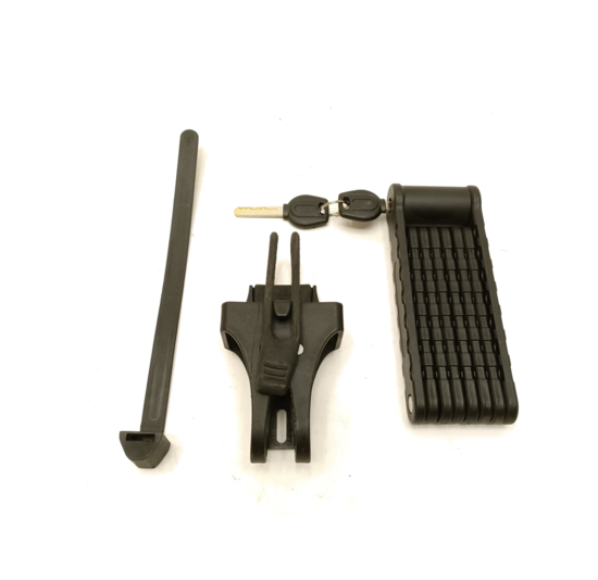 Falkx Vouwslot - Met Framehouder - Zwart - 95 CM